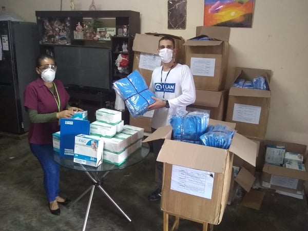 Donacion Plan International Loreto Mascarillas Mandiles