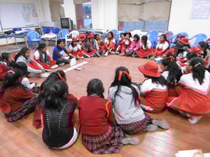 Taller con adolescentes mujeres - Sto Tomas - zona quechua